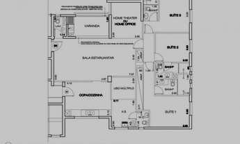 Imagem 3: Apto de 135m² com 4 Dormitórios, sendo 3 Suítes, (terraço gourmet) 3 vagas