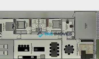 Imagem 2: Casa com 3 dormitórios à venda, 192 m² por R$ 1.249.000,00 - Jardim Planalto - Paulínia/SP