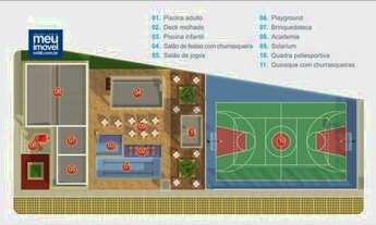 Imagem 3: Apartamento para venda tem 44 metros quadrados com 2 quartos em Forquilha - São José de Ri