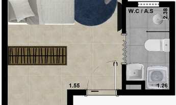 Imagem 6: Kitnet para locação, 17 m² ao lado do metrô Carrão!