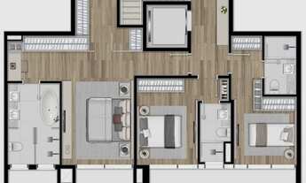 Imagem 7: COBERTURA com 3 dormitórios à venda por R$ 4.824.612,58 no bairro Cabral - CURITIBA / PR