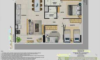 Imagem 4: ARQUITETURA MODERNA+REVESTIMENTO TODO EM VIDRO+LAZER COMPLETO
