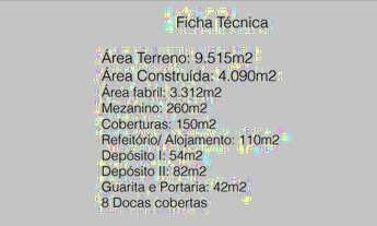 Imagem 6: Galpão/Depósito/Armazém p/ aluguel c/ 9500 m2 de terreno e 4090 m2 área construida Santa F