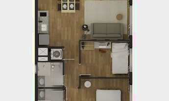 Imagem 4: Apartamento venda 45 m² 2 quartos com suite ao lado metro Brás piscina lazer completo nov