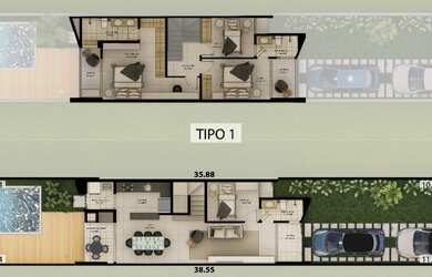 Imagem 6: MYKONOS RESIDENCE CASAS DUPLEX SOLTAS NO EUSÉBIO/CE