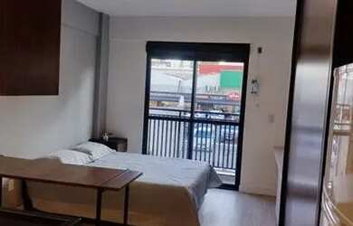 Imagem 5: Apartamento de 1 dormitório completamente mobiliado c/ taxas inclusas, interne e sacada Ce