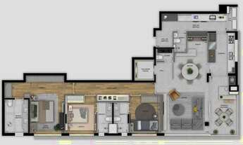 Imagem 6: COBERTURA com 4 dormitórios à venda por R$ 5.933.538,85 no bairro Bigorrilho - CURITIBA