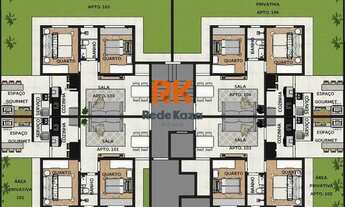 Imagem 2: Área privativa à venda, 2 quartos, 2 vagas, Santa Branca - Belo Horizonte/MG