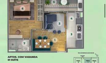 Imagem 4: Apartamento à venda no Garden Sul Jardim Aparecida Nasser, Marília/SP