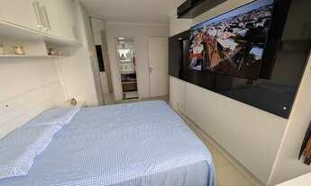 Imagem 7: Apartamento mobiliado 2 quartos suíte 53m² com piscina aquecida e lazer completo