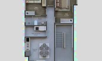 Imagem 2: Apartamento Moderno com 2 Suíte