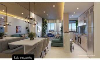 Imagem 2: Apartamento na planta com elevador com 55 M2 com 2 suítes e área de lazer completa