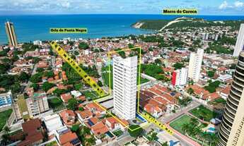 Imagem 2: Lindo apê em Ponta Negra vista mar e Morro do Careca 3 quartos 140m² 2 vagas lazer e segur