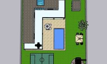 Imagem 7: Chácara para venda possui 285 metros quadrados com 4 quartos