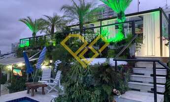 Imagem 2: Cobertura com Porteira Fechada 4 Dormitórios 2 Suítes Piscina Vista Mar