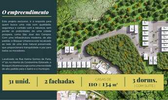 Imagem 5: Lançamento: Sobrados à venda em condomínio fechado no Urbanova! ALTA QUALIDADE E SEGURANÇA