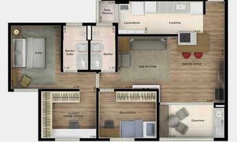 Imagem 3: Apartamento penúltimo andar no Condomínio Riserva Natura em Sorocaba! Região valorizada