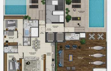 Imagem 7: Maravilhoso apto 02 Dormitórios no L' Essence Residence - Entrega dez 2022