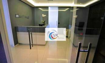 Imagem 4: Andar comercial com 413 m² de área útil, MOBILIADO, recepção, piso elevado parte em carpet