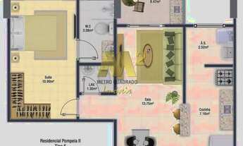Imagem 3: Apartamento com 1 dorm, Ocian, Praia Grande - R$ 446 mil, Cod: 12528