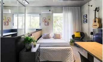 Imagem 4: Studio aberto com dormitório para alugar, 33 m² por R$ 2.797/mês - Panamby - São Paulo/SP