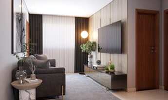 Imagem 6: Projeto de apartamento com 1 quarto, 1 sala, 1 cozinha, 1 área de serviço