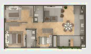 Imagem 4: COBERTURA com 2 dormitórios à venda por R$ 1.123.159,42 no bairro Água Verde - CURITIBA