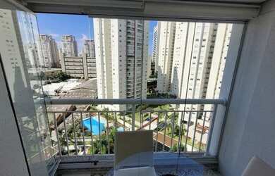 Imagem 3: Apartamento mobiliado para aluguel e venda possui 56 metros quadrados com 2 quartos