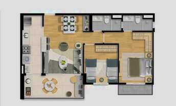 Imagem 5: Lançamento, Ancoratto Jaguaribe, 2 e 3 quartos entre 66 e 80m² em Jaguaribe