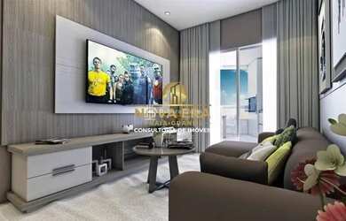 Imagem 2: PERTINHO DA PRAIA, R$ 76 MIL DE ENTRADA! LAZER SHOW, 2 DORM 1 SUITE 1 VAGA