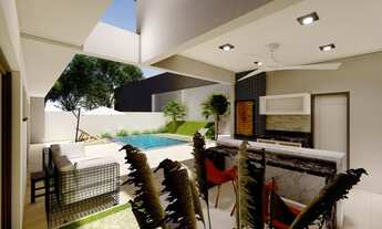 Imagem 5: Casa com 3 suítes piscina e ampla área gourmet para venda em condomínio fechado de Boituva