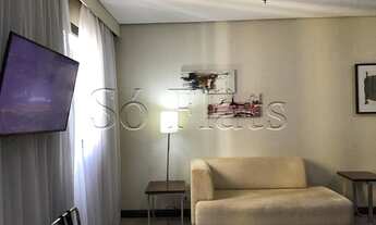 Imagem 4: Flat Transamerica Nações Unidas com 28m² contendo 1 dormitório 1 vaga de garagem para loca