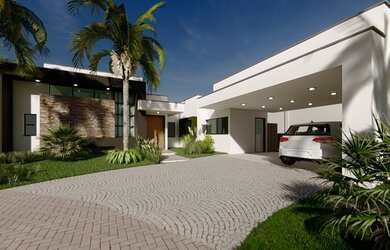 Imagem 2: Casa com 3 suítes piscina e ampla área gourmet para venda em condomínio fechado de Boituva