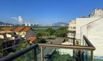 Imagem: ESPETACULAR COBERTURA LINEAR COM VISTA LAGOA