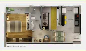 Imagem 3: Apartamento para venda possui 44,50 metros quadrados com 1 quarto em Buritis - Belo Horizo