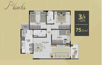 Imagem 5: APARTAMENTO ARACAJU RESIDENCIAL VALE DOS VINHEDOS NA AV RIO DE JANEIRO