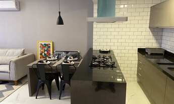 Imagem 3: Flat 2,dormitórios 58 m2. Decoração Nova - Gonzaga - Santos - São Paulo