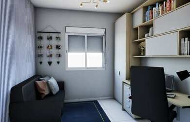 Imagem 6: Apartamento Mobiliado 03 Dormitórios, Suíte, Sacada com Churrasqueira & Garagem no Roç