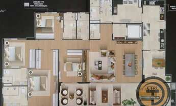 Imagem: Apartamento à venda, 211 m² por R$ 954.000,00