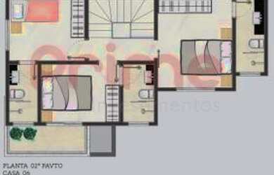 Imagem 6: Casa Geminada para Venda em Belo Horizonte, Santa Branca, 3 dormitórios, 3 suítes, 4 banhe