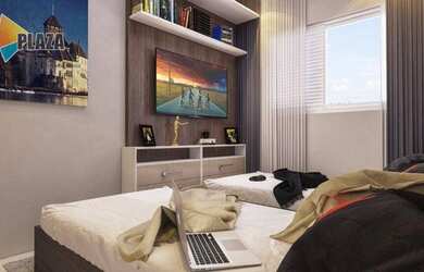 Imagem 3: Apartamento com 2 dormitórios à venda, 60 m² por R$ 356.700 - Boqueirão - Praia Grande/SP