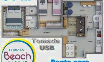 Imagem 6: Apartamentos de 55m², 2 Dormitórios com 1 Suíte e Sacada Gourmet em Quitauna