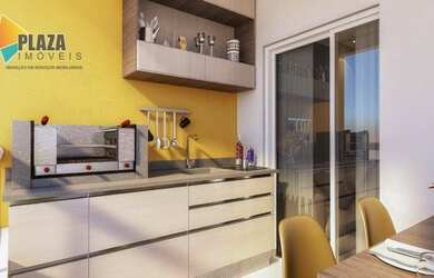 Imagem 4: Apartamento com 2 dormitórios à venda, 60 m² por R$ 384.300 - Boqueirão - Praia Grande/SP