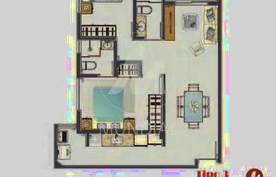 Imagem 4: Apartamento (tipo - padrao) 2 dormitórios/suite, elevador, em condomínio fechado