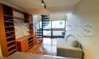 Imagem 2: Duplex com serviços no coração da Avenida Paulista, aprazível e aconchegante. Com entrada