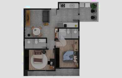 Imagem 2: Apartamento à venda, 2 quartos, 1 suíte, 1 vaga, Eldorado - Contagem/MG