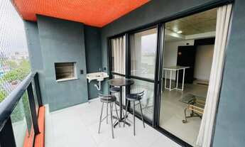 Imagem 2: Apartamento semi-mobiliado, com 80 m² de área total e 58 m² de área útil, localizado no Ba