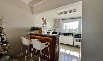 Imagem 7: INBOX CIA IMOBILIÁRIA VENDE - Apartamento semi-mobiliado com suíte e lareira
