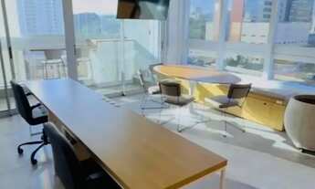 Imagem: Sala comercial vista livre e com planejados