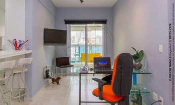 Imagem 2: Apartamento com 1 dormitório, Sacada, Prédio com Lazer, 1 Vaga, à venda, 51 m² por R$ 550